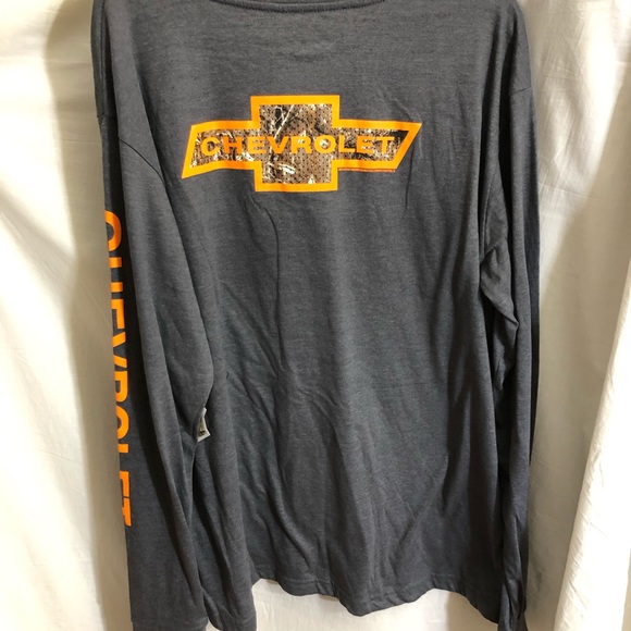 Real tree camo Chevrolet long sleeve T-shirt XL - Picture 3 of 8
